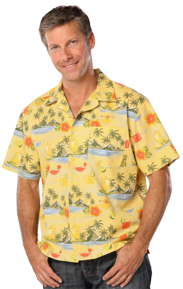 Cocktail Print Camp Shirt 3