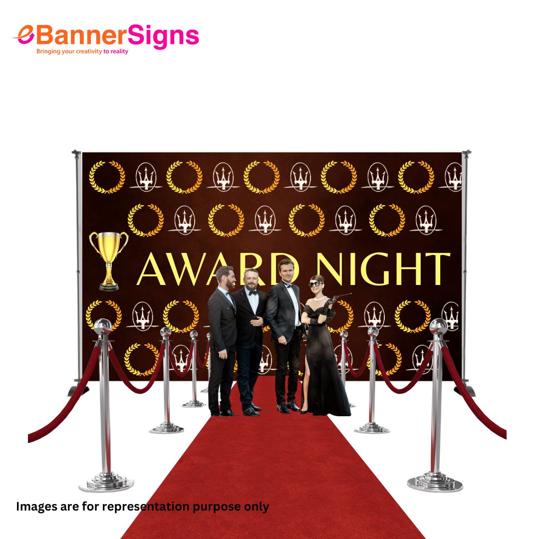  Step & Repeat Straight Pillow Case Backdrop (Graphics + Hardware)  4