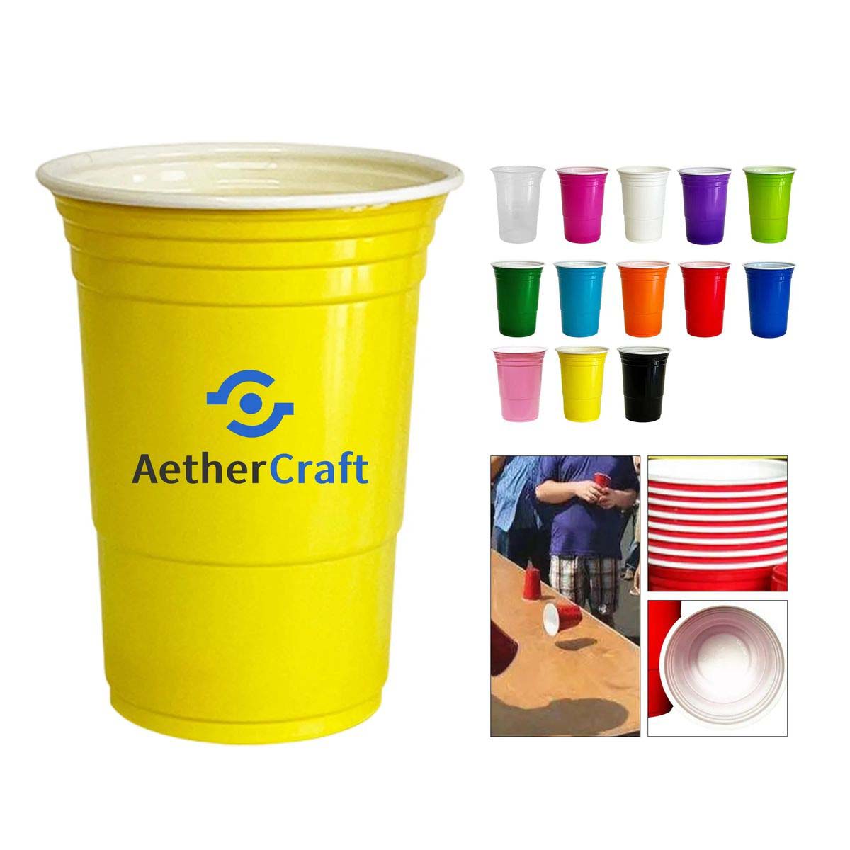 Vibrant Plastic Cup 16oz for Outdoor Events 11