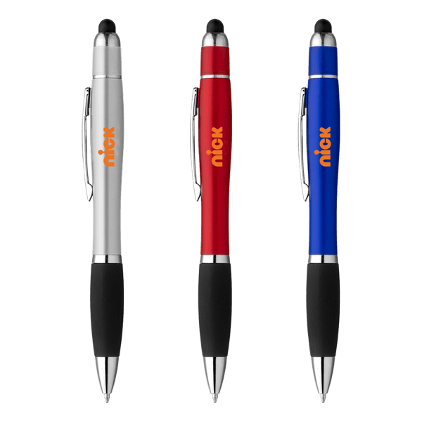 Curvaceous Stylus Cap Highlighter Pen