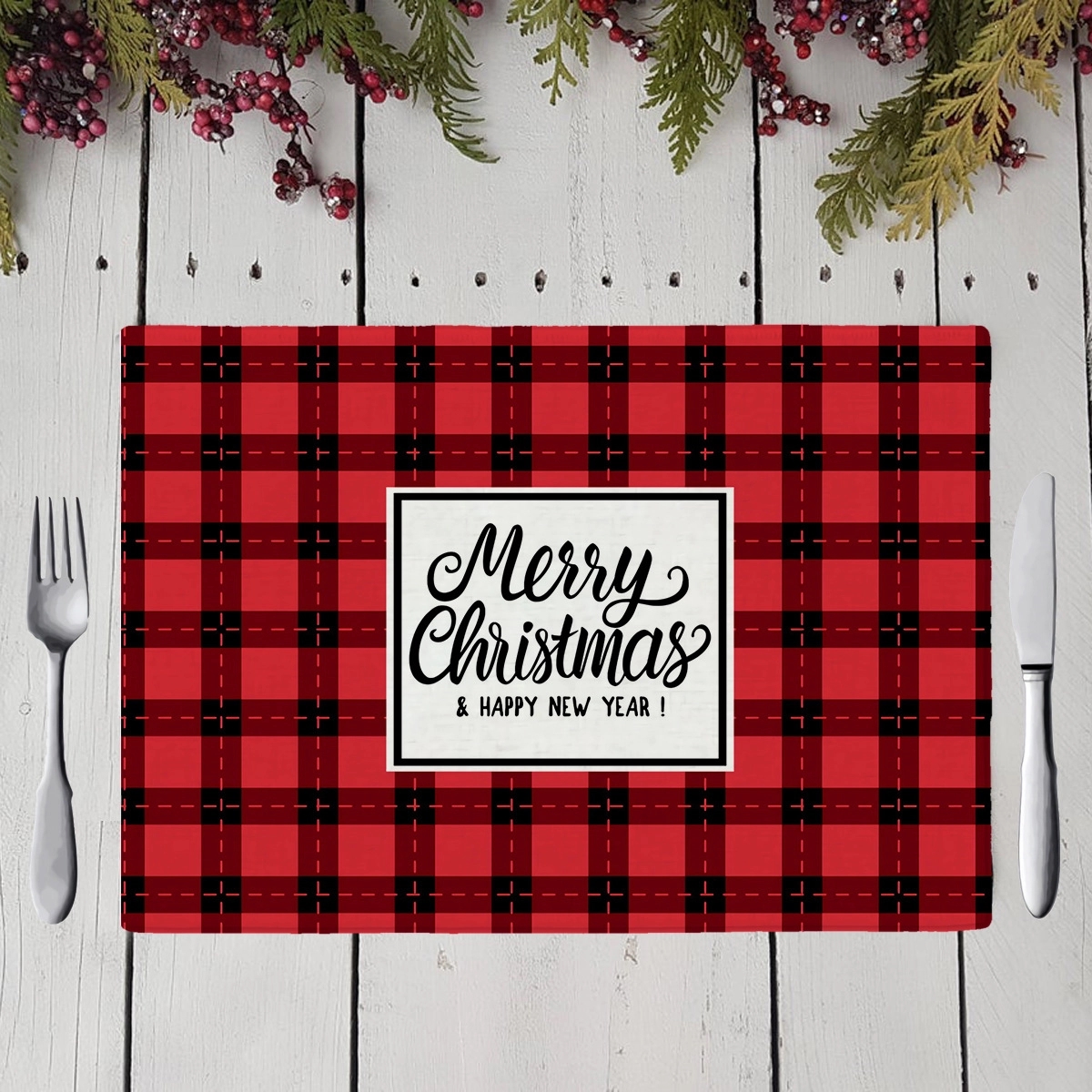 Linen tableware mat 3