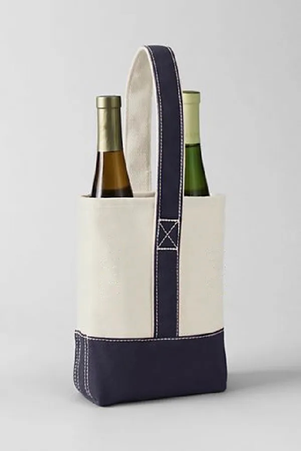 Wine Bottle Tote Bag 2