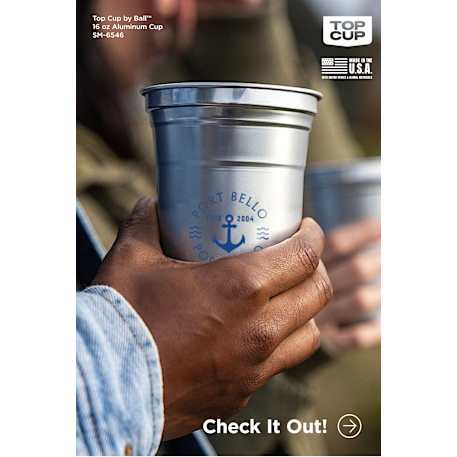Top Cup Aluminum Cup 16oz. 44