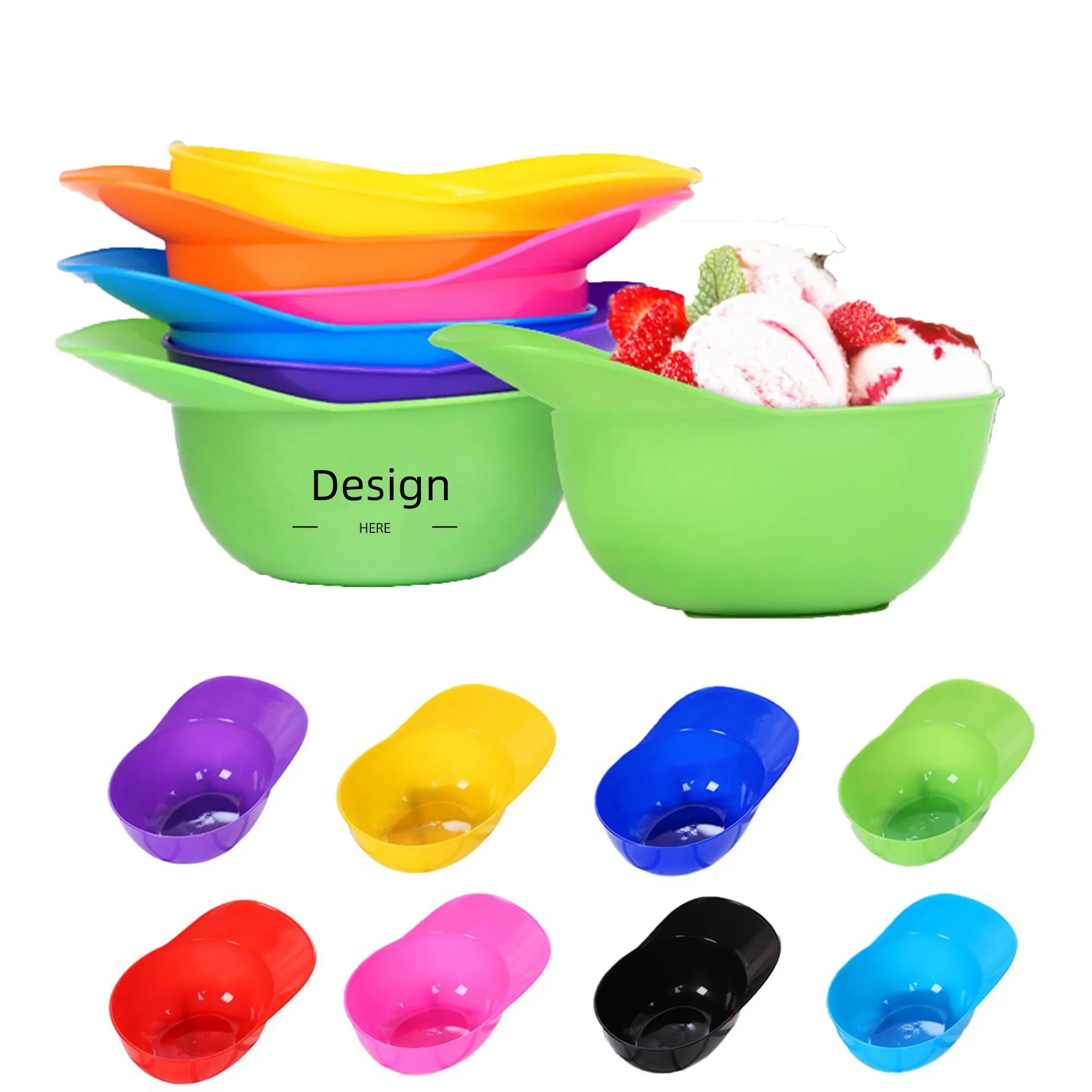 Mini Baseball Hat Ice Cream Bowl 2