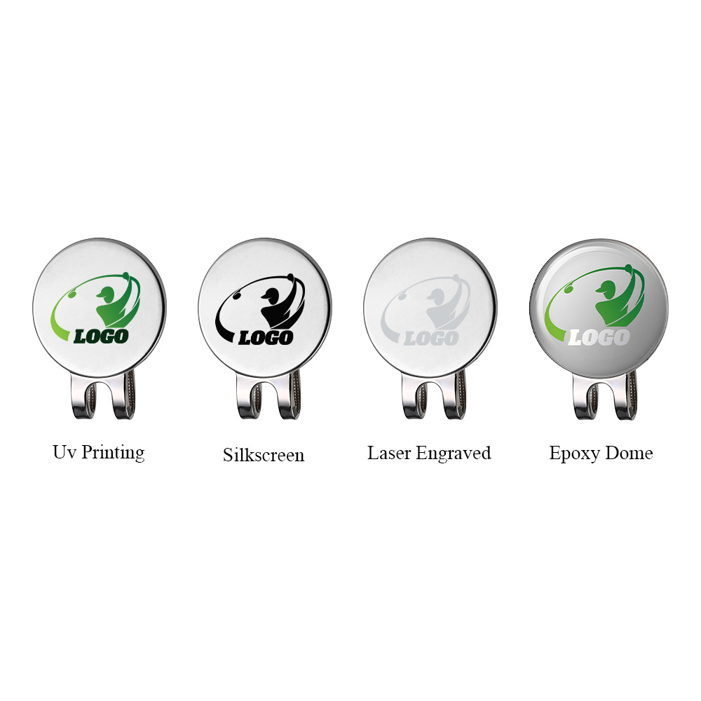 Printed Golf Hat Clips 4