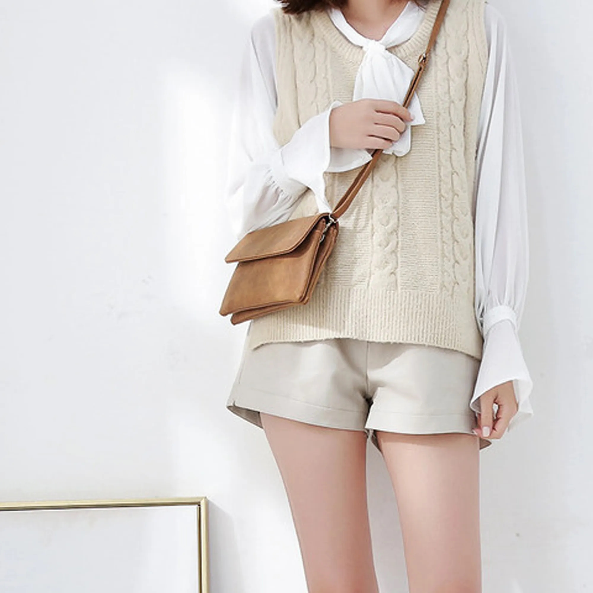 Women's Suede Leather Crossbody Bag 2