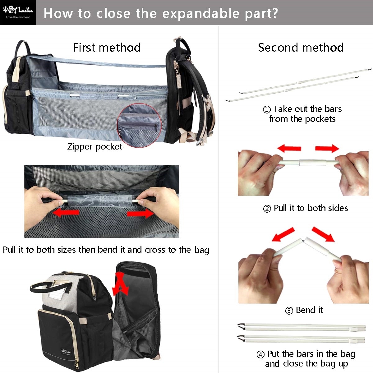 3 Insulated Bottle Warmer Diaper Bag With Usb Charge Port 7