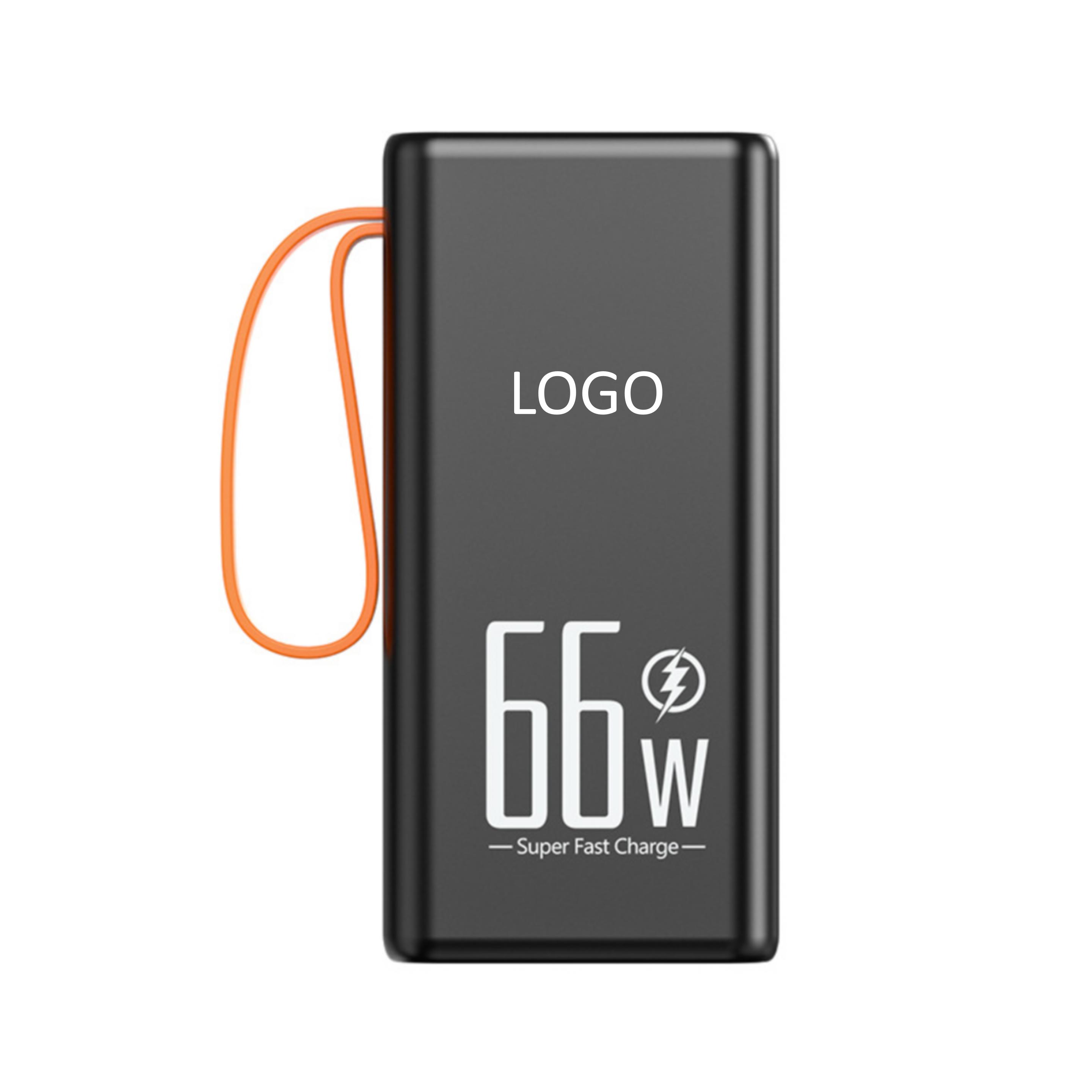 Super fast charging power bank with line extra large capacity with light 2