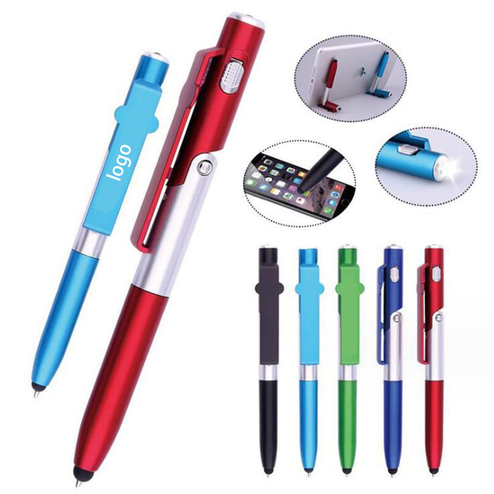4-in-1 Phone Stand Stylus LED Pen 2