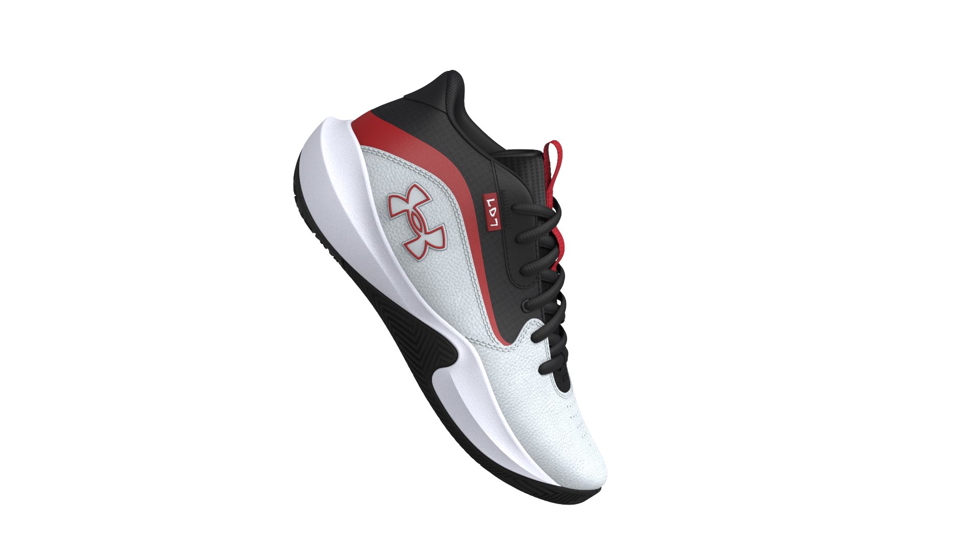UA Lockdown 7 Grade School Basketball Shoes 12