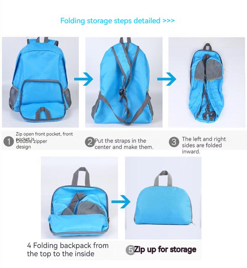 17" Foldable Lightweight Backpack 3