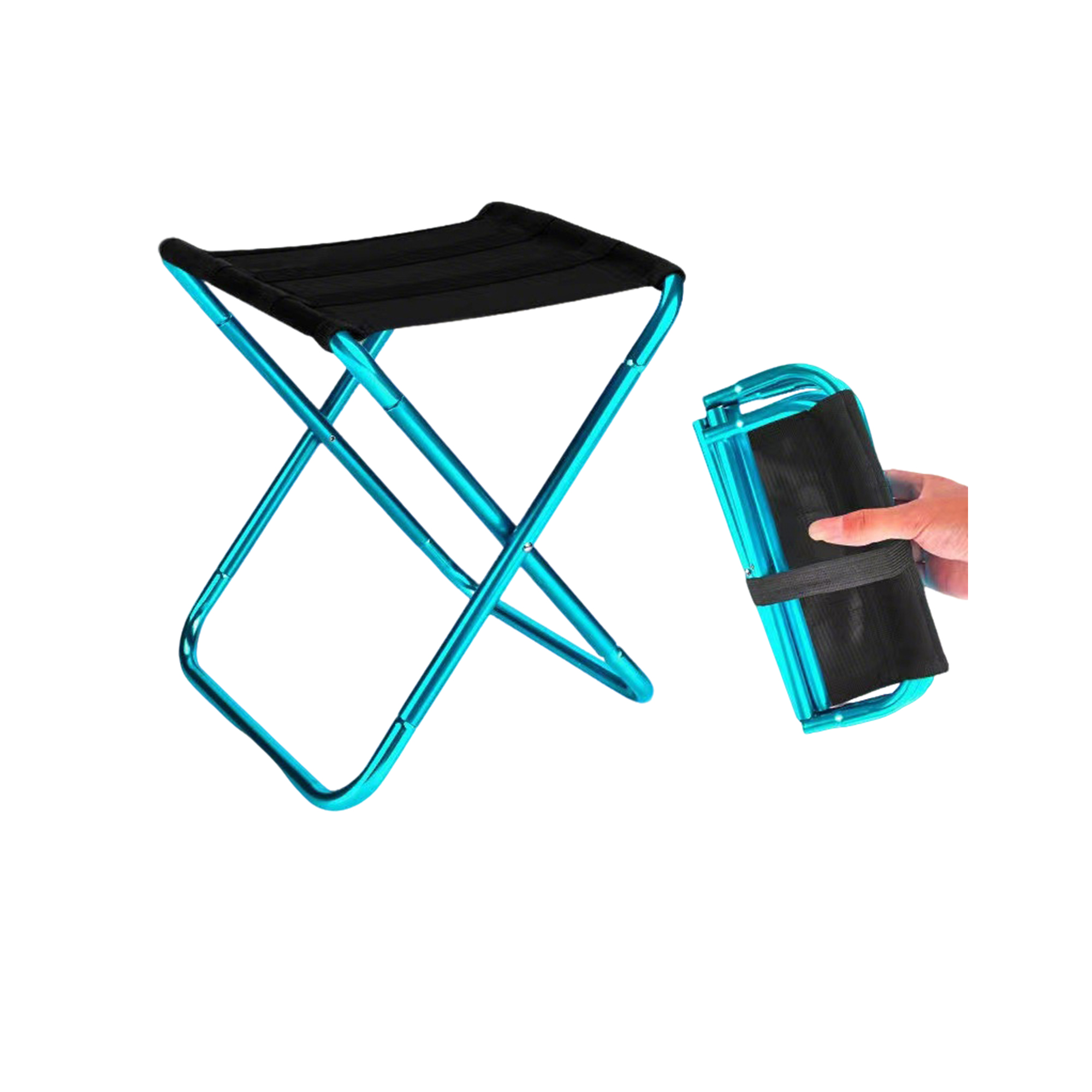 Portable Folding Camping Stool With Oxford Seat 7