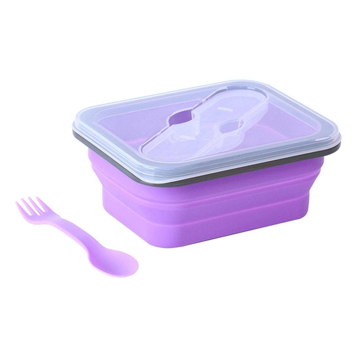 24oz Silicone Lunch Box Collapsible Food Storage Containers 2