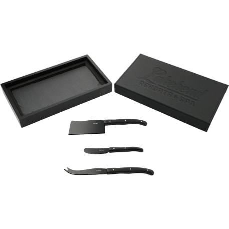 Modena Black Cheese & Serving Set 13