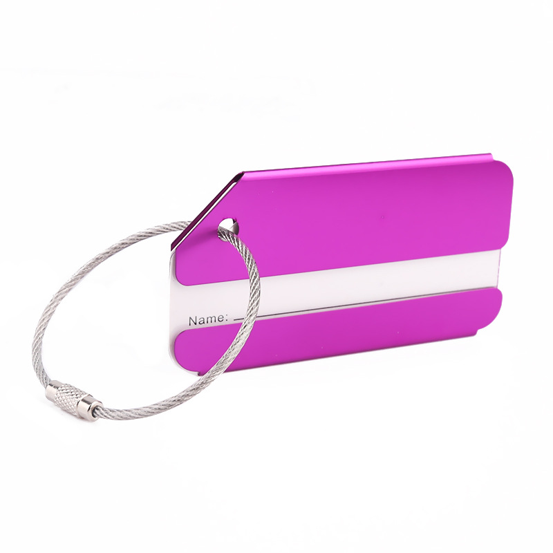 Privacy Luggage Tags Metal ID Bag Tag 7