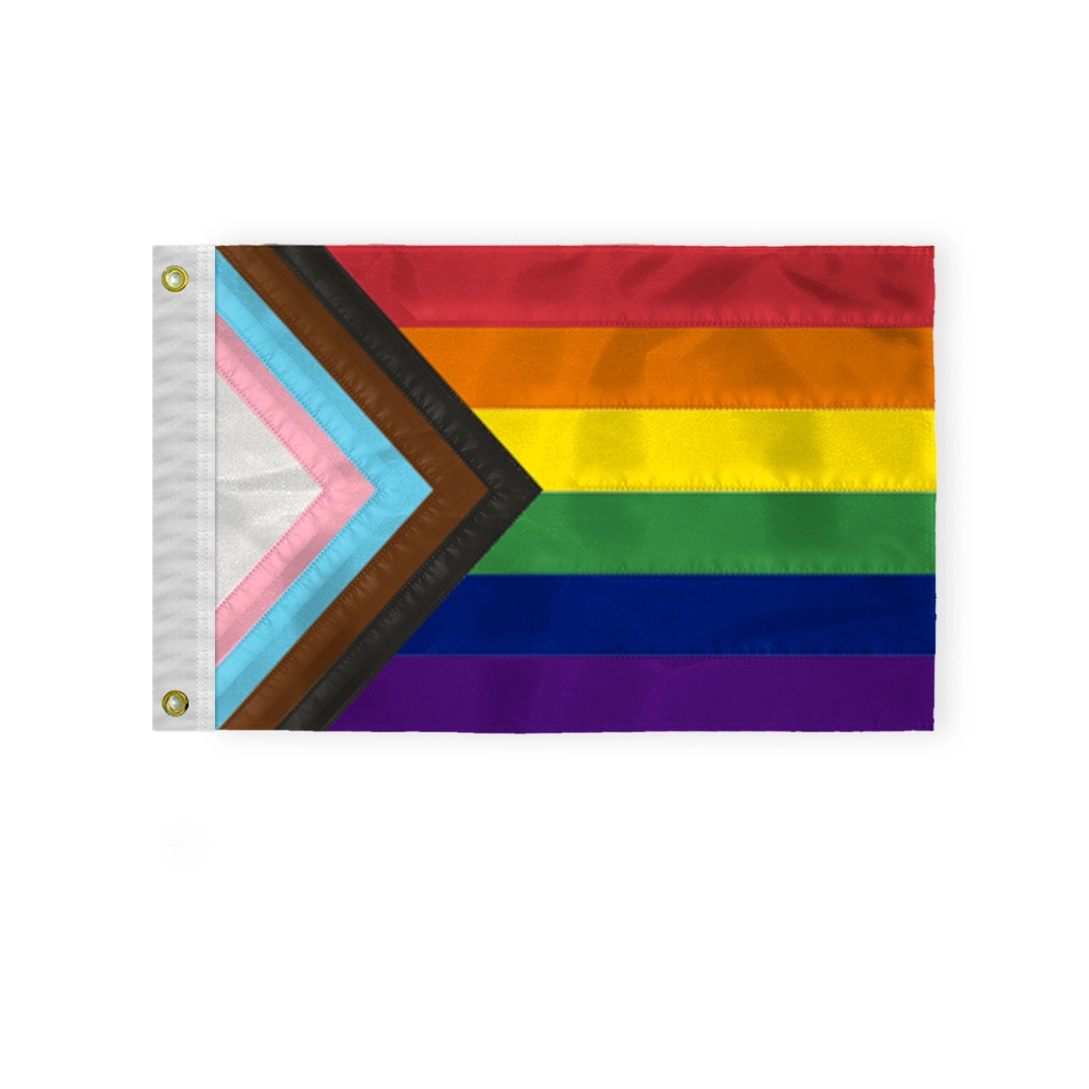 1ply Progressive Pride Deluxe Flag (Printed) 1