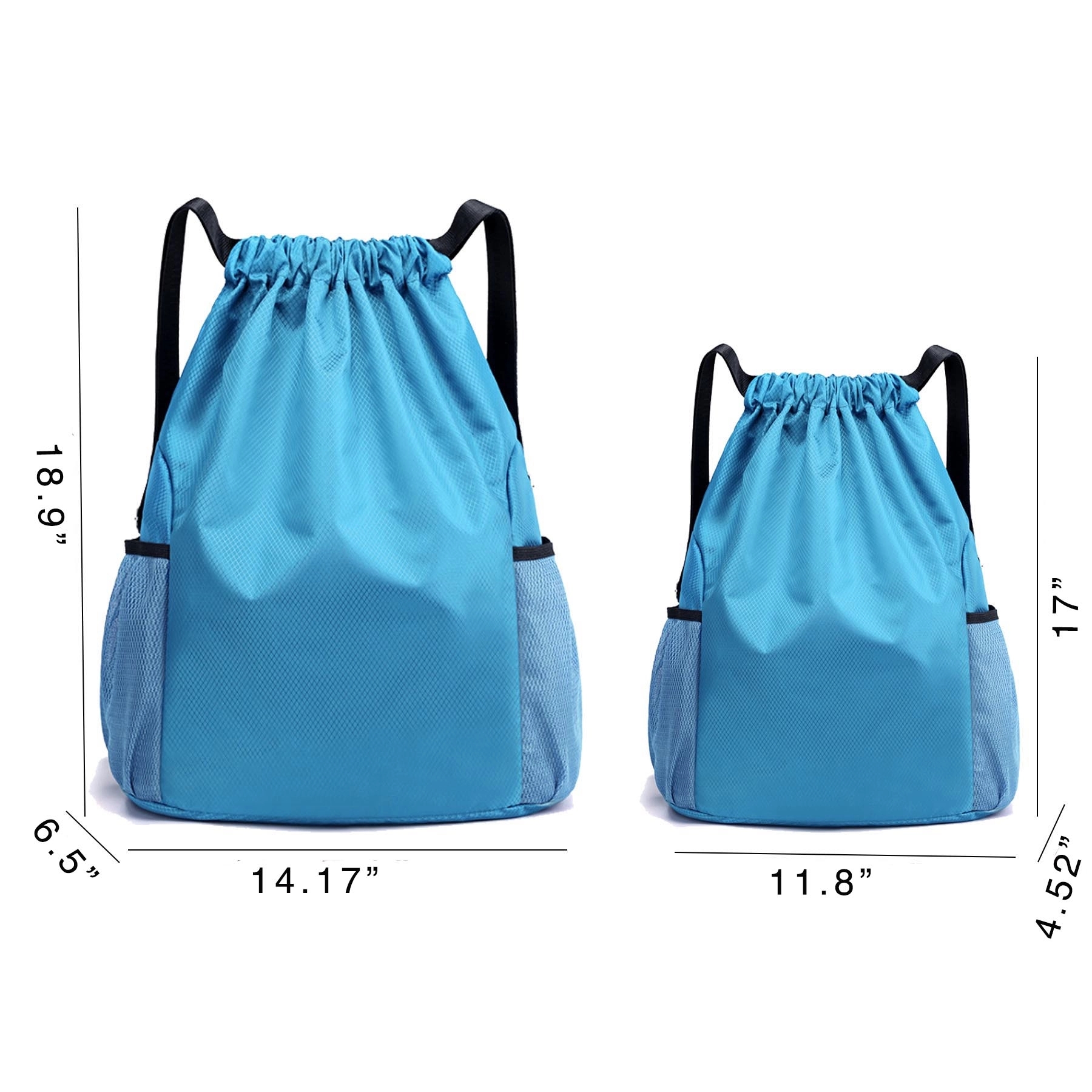 Drawstring Backpack Water Resistant String Bag 2