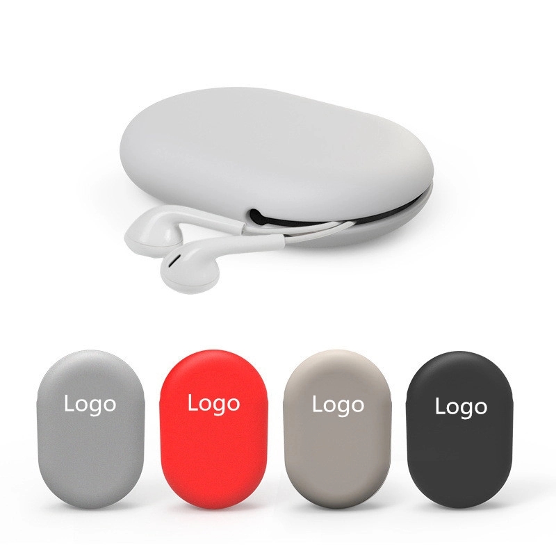 Portable Silicone Earphone Carrying Case Storage Bag 2