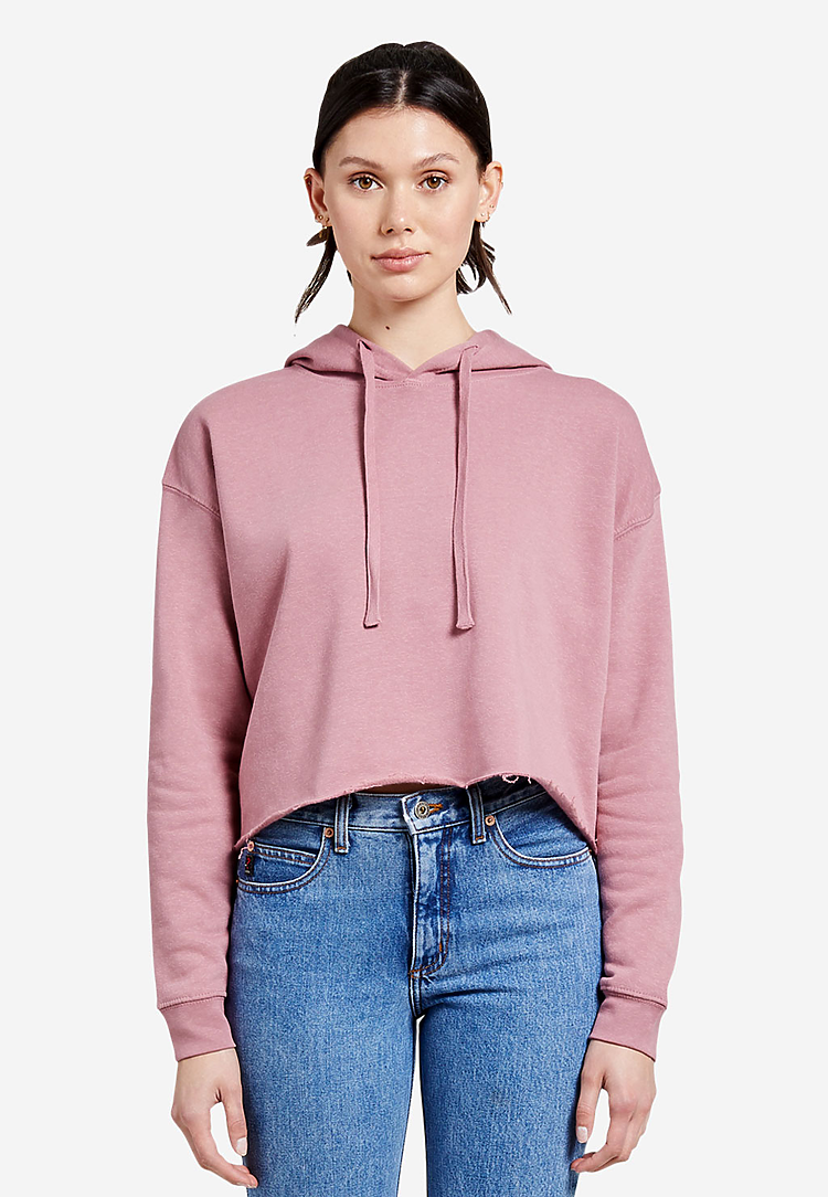 Crop Hoodie, custom hoodie or sweatshirt with logo imprint 2