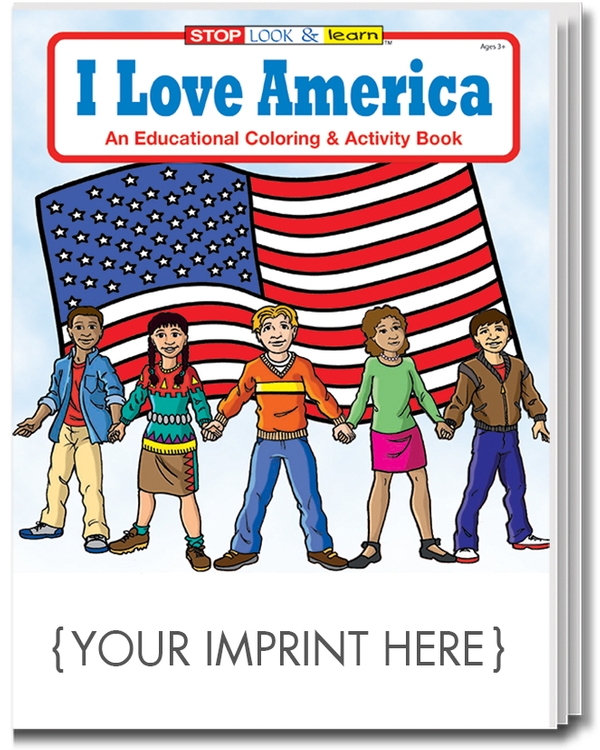 COLORING BOOK - I Love America Coloring & Activity Book 4