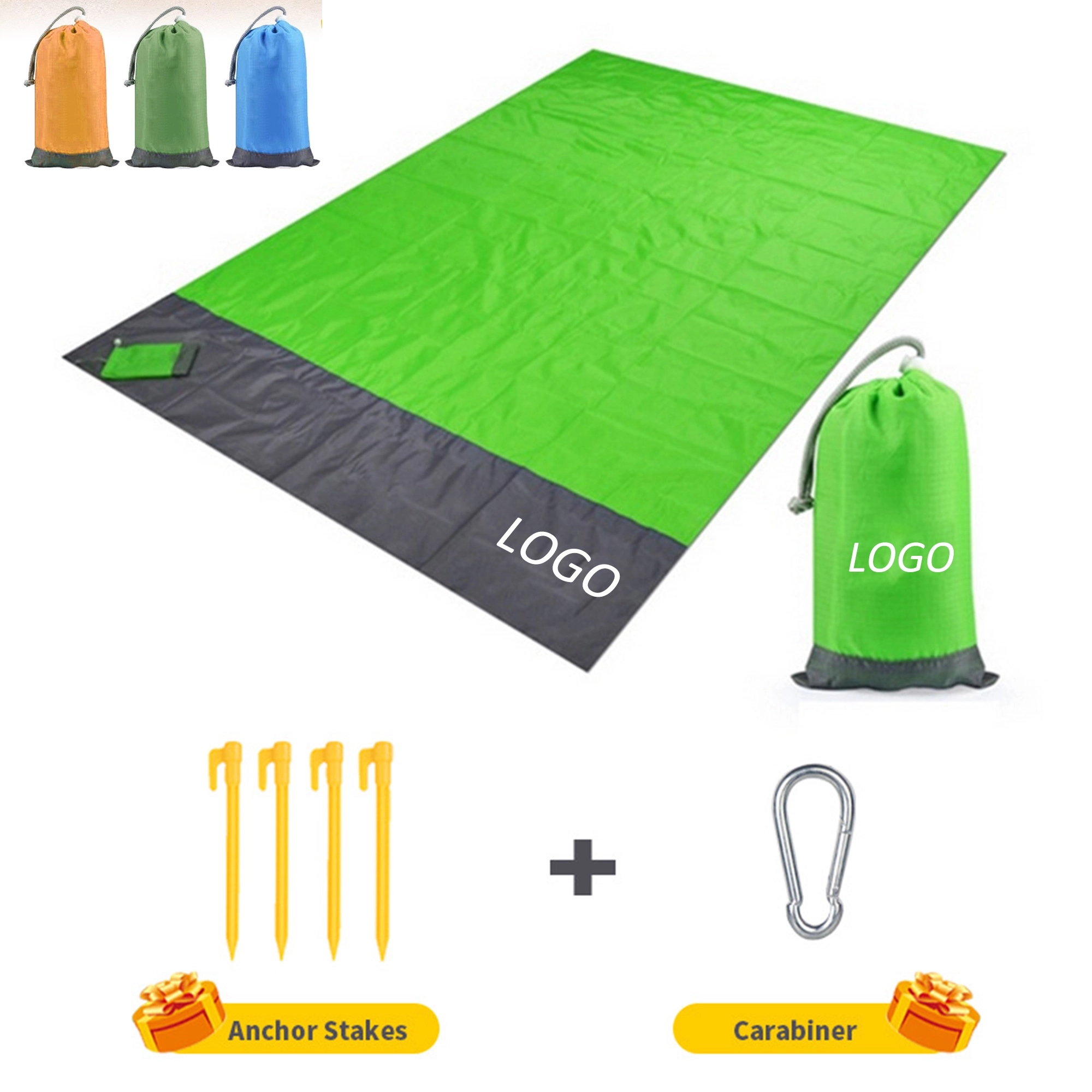 Foldable Sandproof Beach Blanket 3