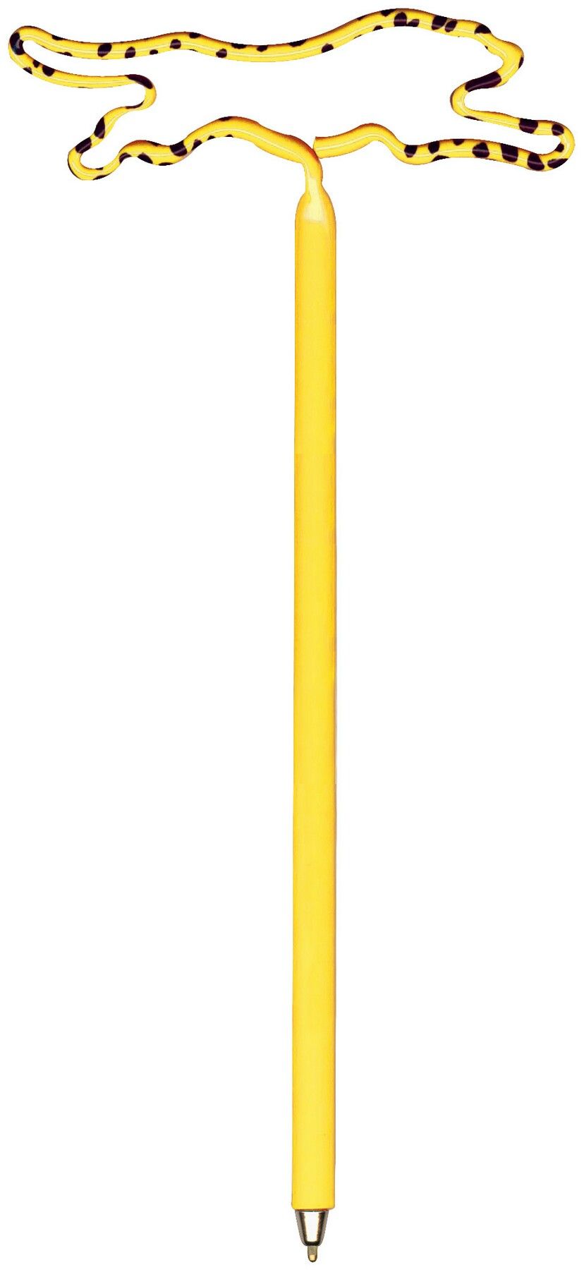 Leopard Cheetah Multi-Color Inkbend Standard, Bent Pen