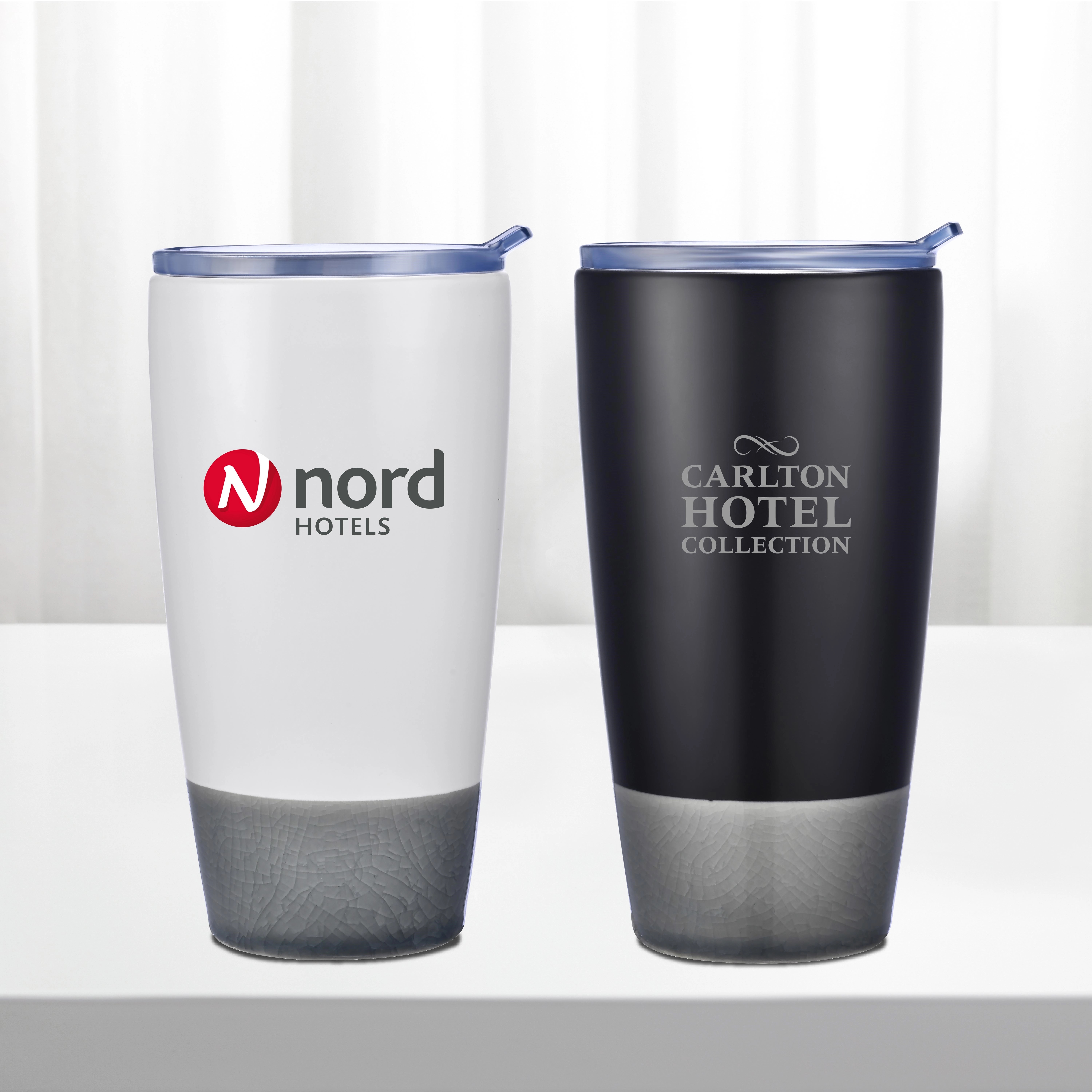 MADEIRA - 12 OZ DOUBLE WALL STONEWARE CERAMIC TUMBLER 1