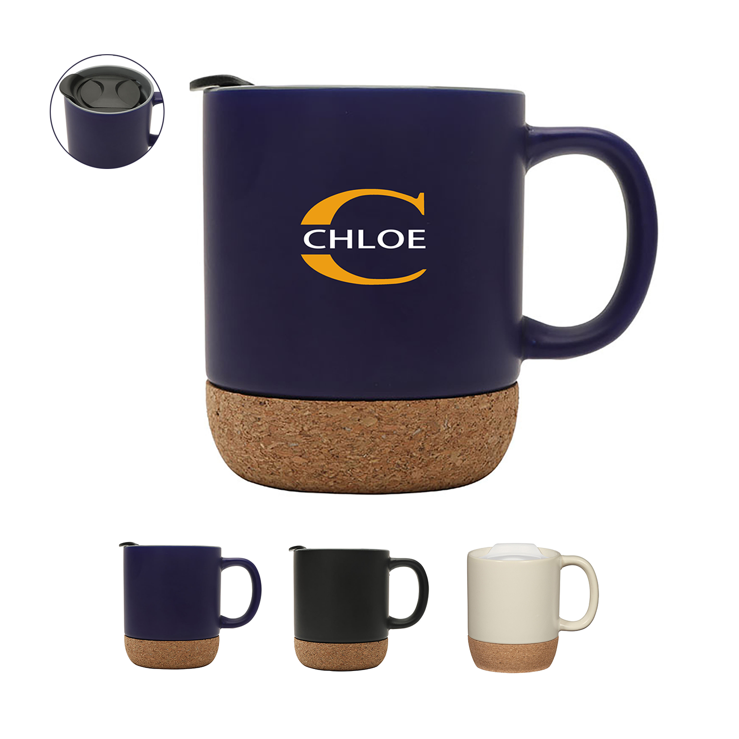 Cork Base Ceramic Mug 1