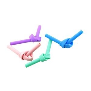 Compact Foldable Silicone Straw With Capsule Case 16