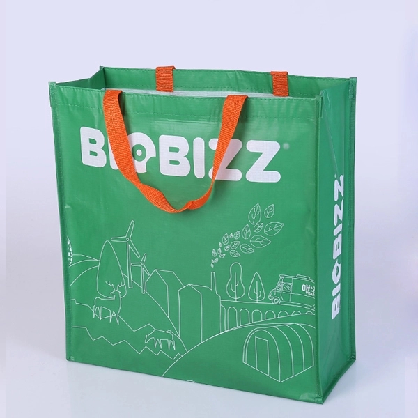 Waterproof RPET Laminated Shopping Bag -15.8 " x 6 " x 15.8" 2