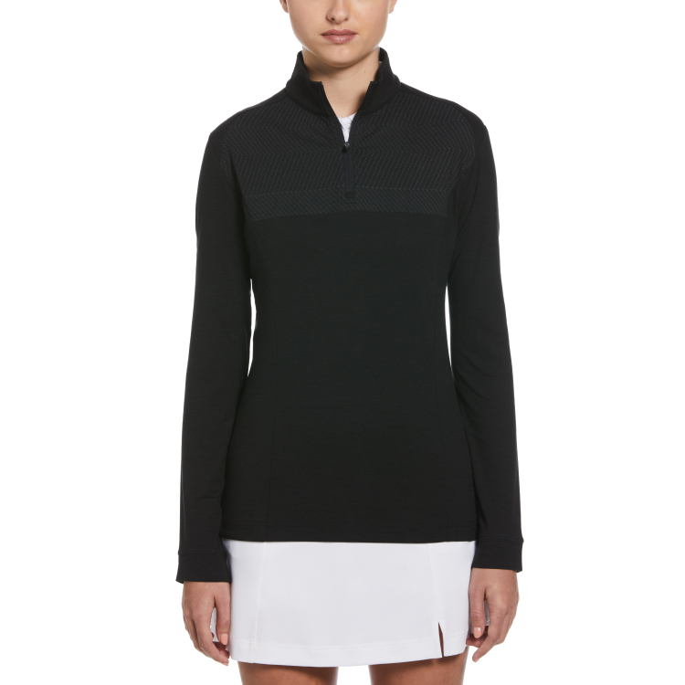 Perry Ellis Ladies 1/4-Zip Pullover 2