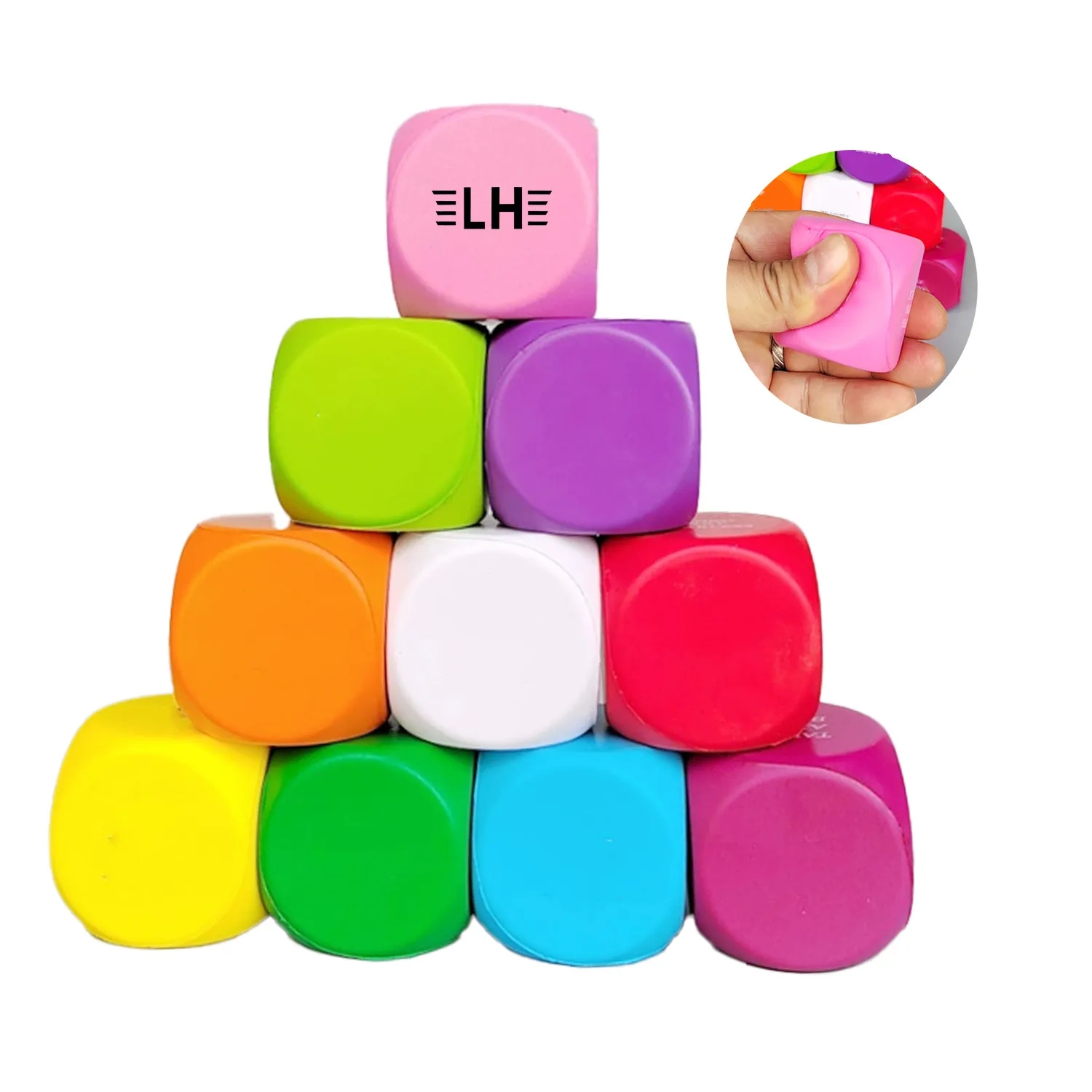 Round Cube Stress Reliever 2