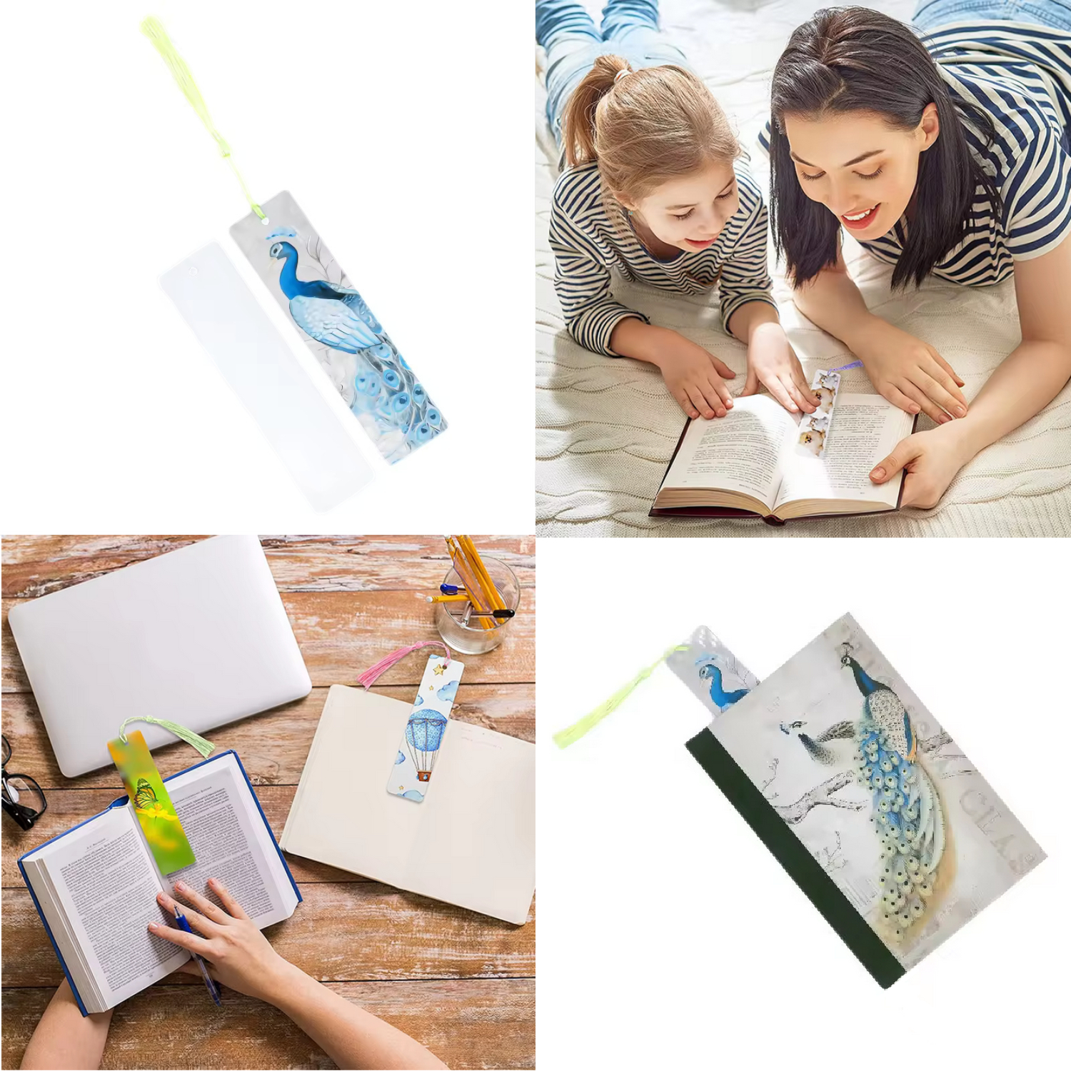 Aluminum Metal Bookmark with Tassel 4