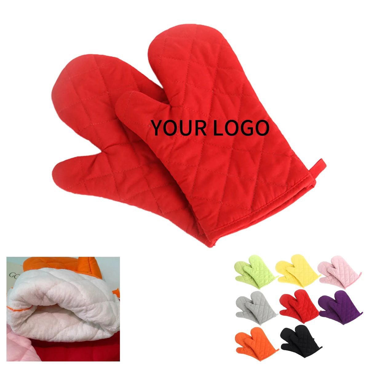 Non Slip Heat Resistant Cooking Gloves 2