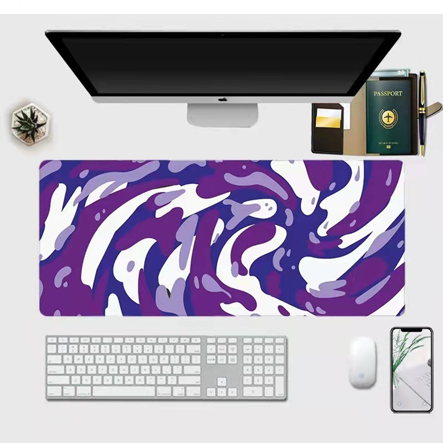Camouflage Large Office Desk Gamer Keyboard Mat Mouse Pad 14