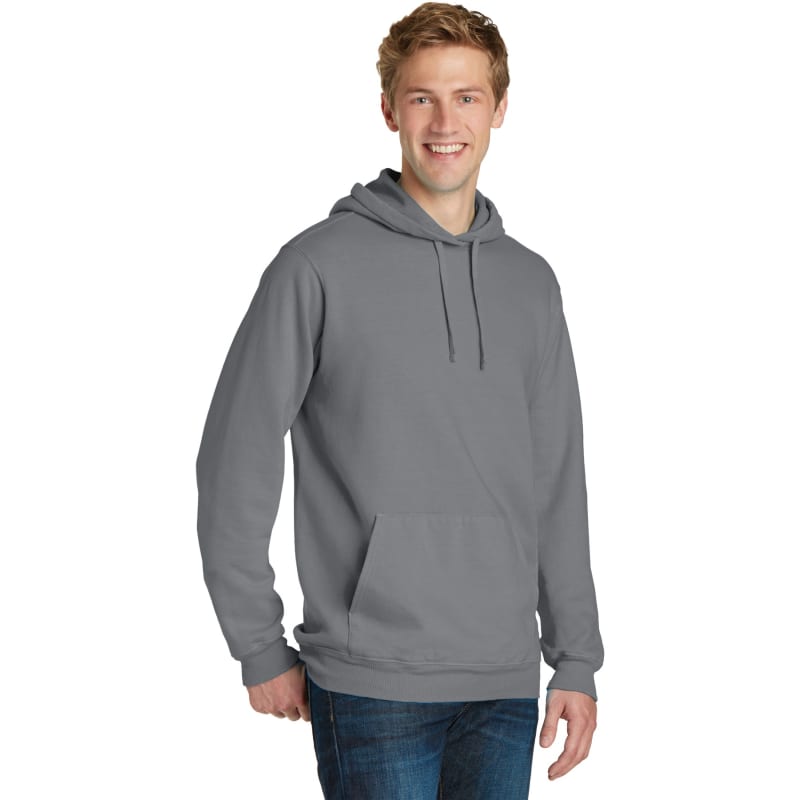 Port & Company Beach Wash Garment-Dyed Pullover Hooded Sweatshirt. 86