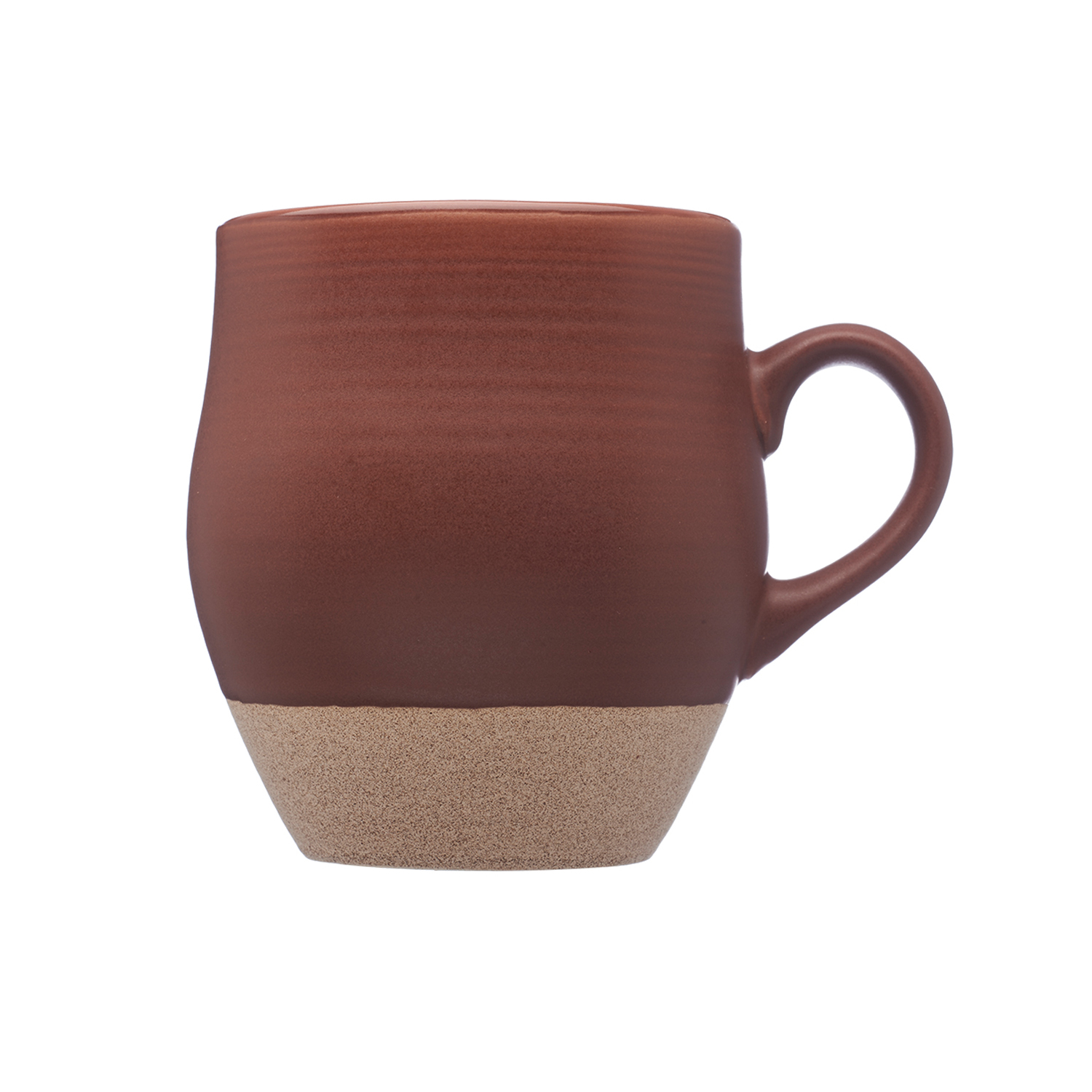 Pottery Look Ceramic Mug, 16 oz. 3