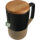 Tahoe Tea & Coffee Ceramic Mug with Wood Lid 16oz 20
