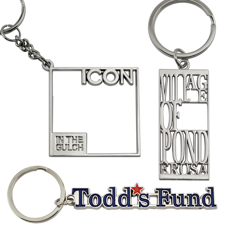 Custom Keytag Die Cast Keychain (1-3/4") 19