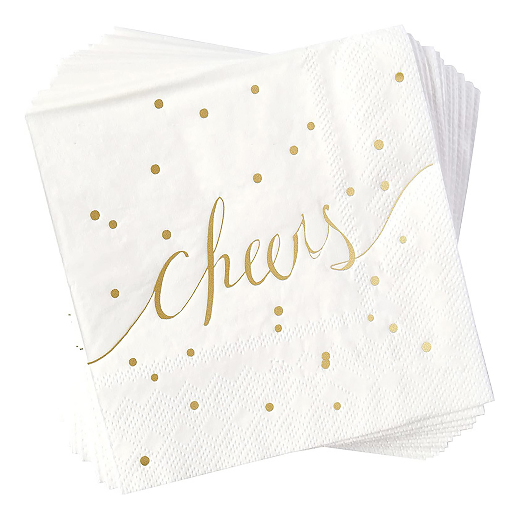 5" x 5" 2-Ply All-over Printing Beverage Napkins