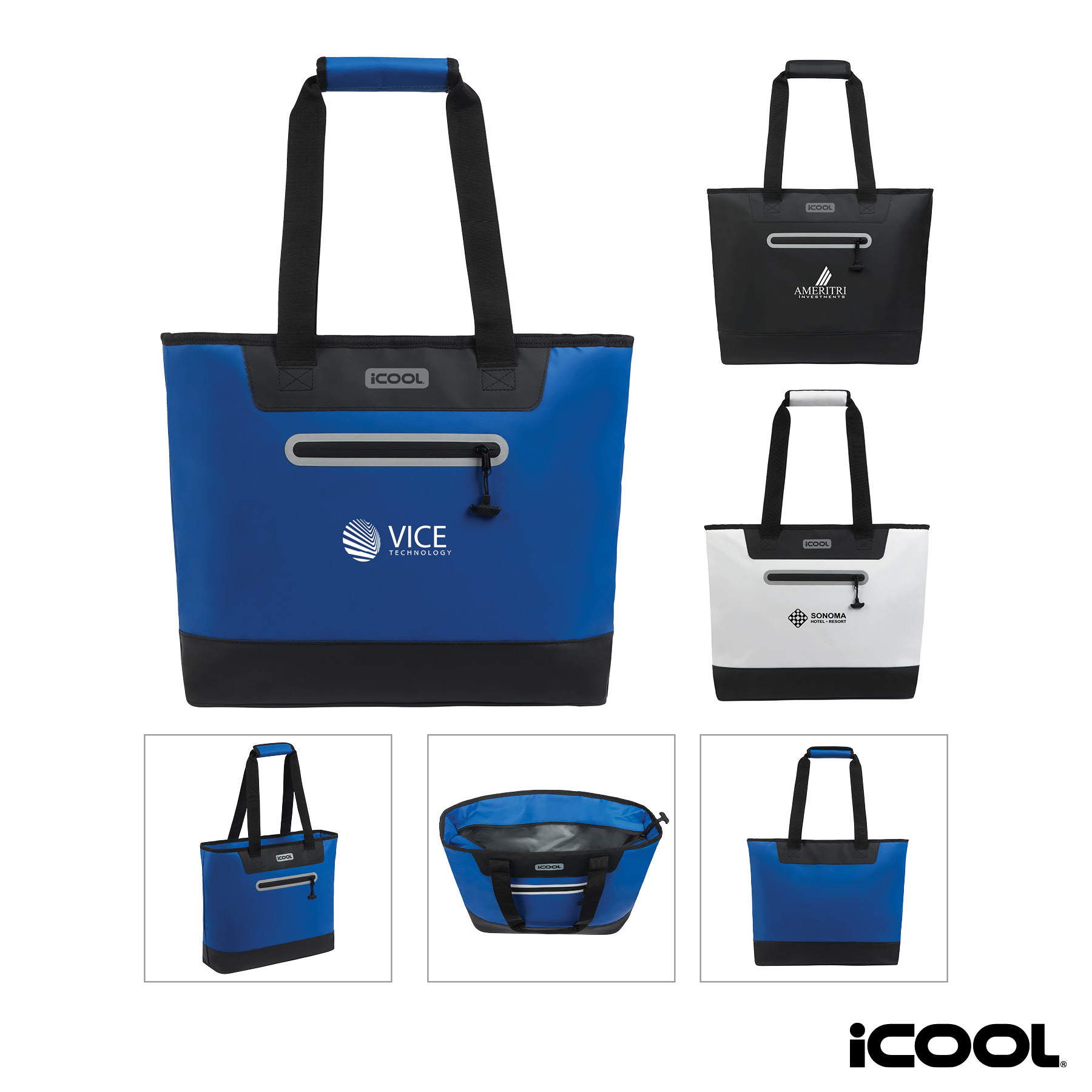 iCOOL® Vail 30-Can Cooler Tote Bag 4