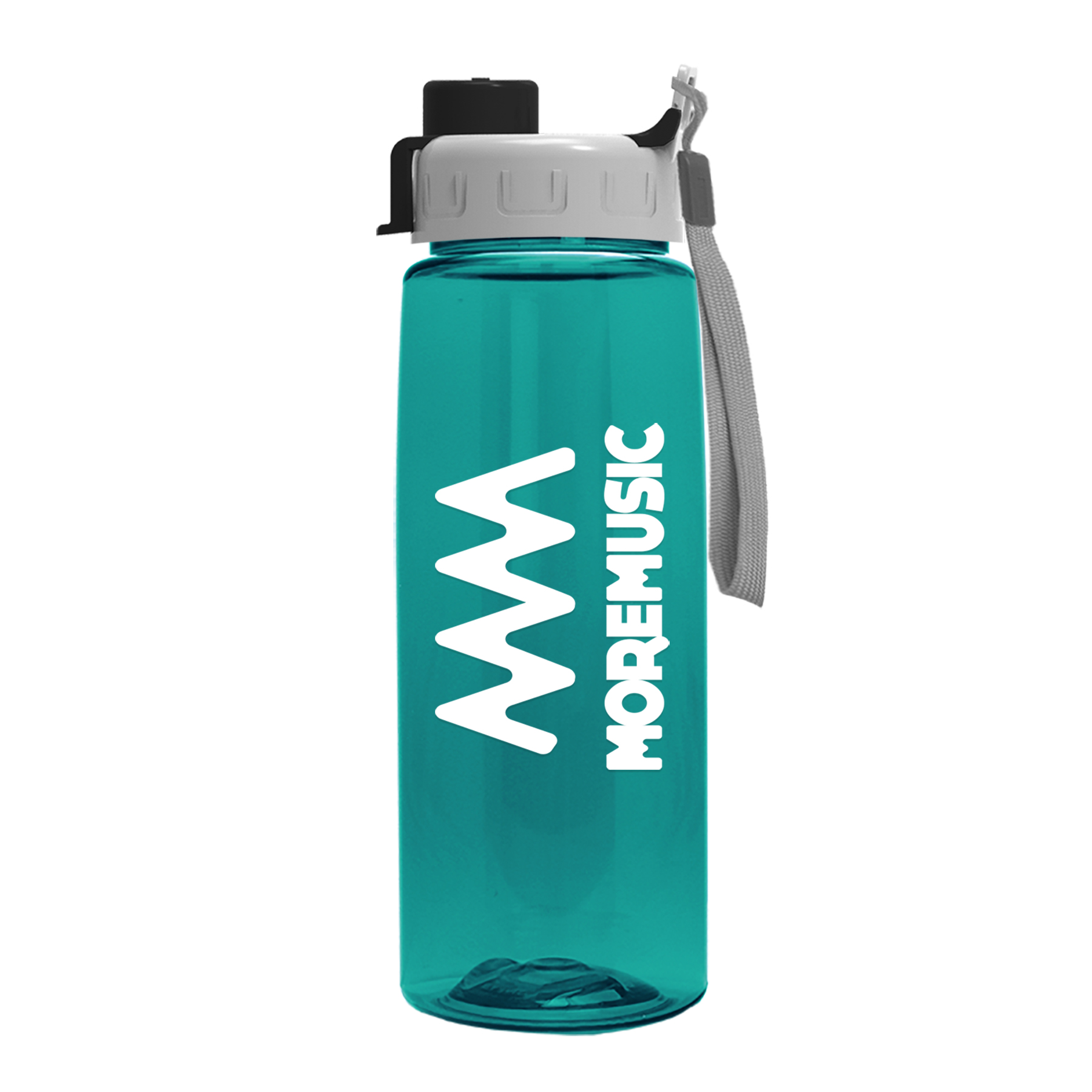 The Flair - 26 oz. Transparent Tritan Bottle with Quick Snap 9