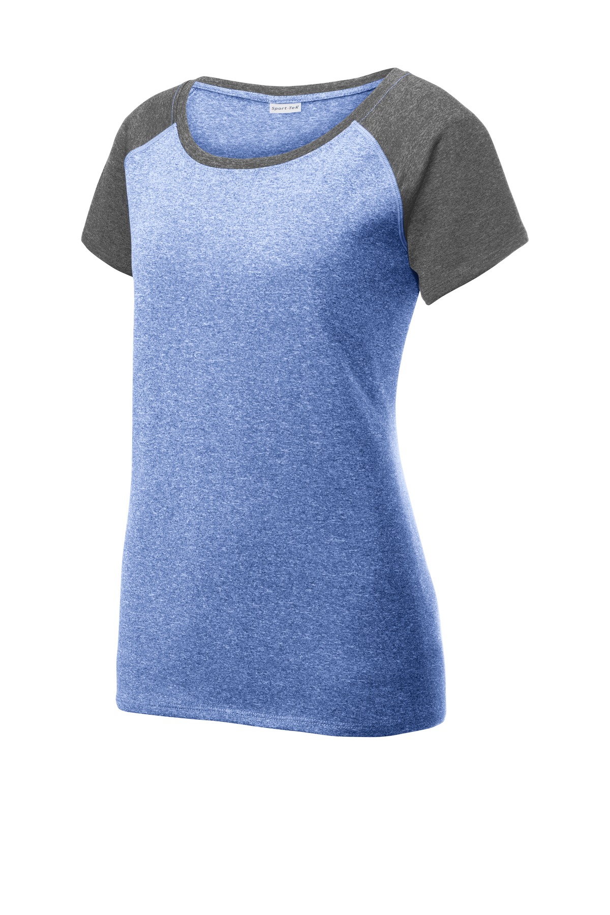 Sport-Tek Women's Heather-On-Heather Contender Scoop Neck Tee. LST362 16