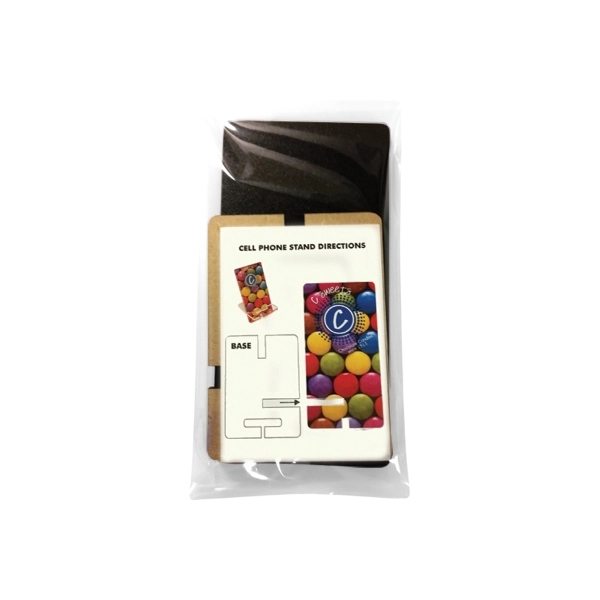 Ultra Vivid Recycled Wood Cell Phone Holder 2