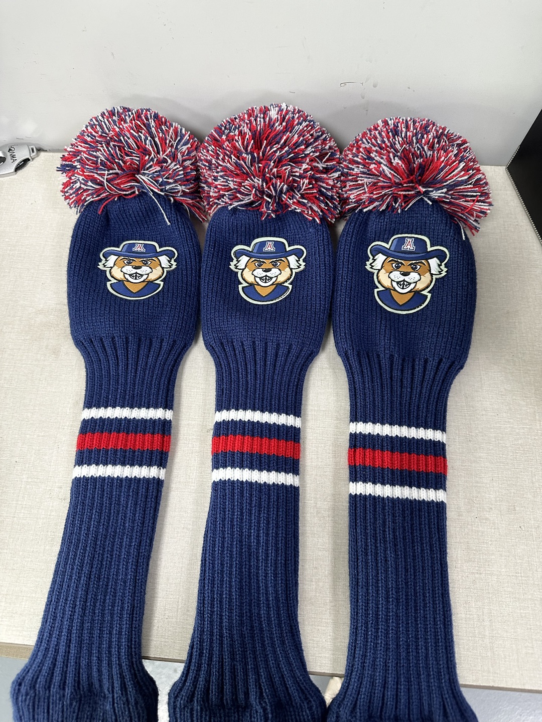 Stripes KnitKnitted Wood Golf Covers 2
