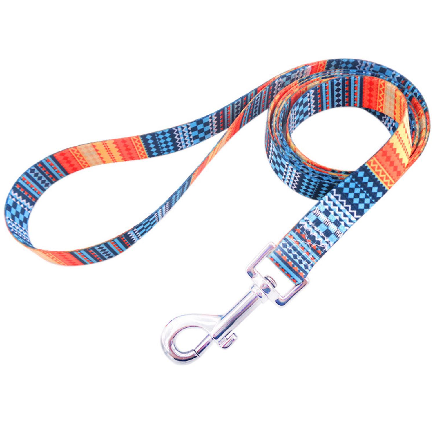 1"W x 72"L rPET Eco-friendly Sublimation Pet Leash w/ Metal Carabiner 3