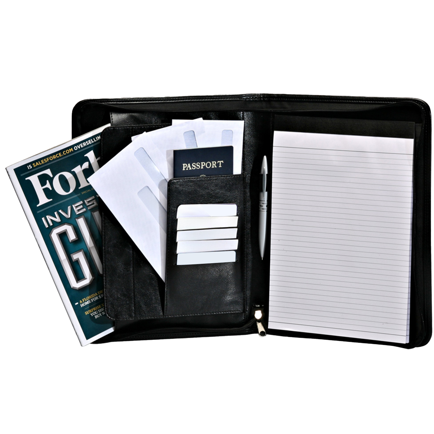 10"W x 13"H Corporate Zippered Portfolios 2