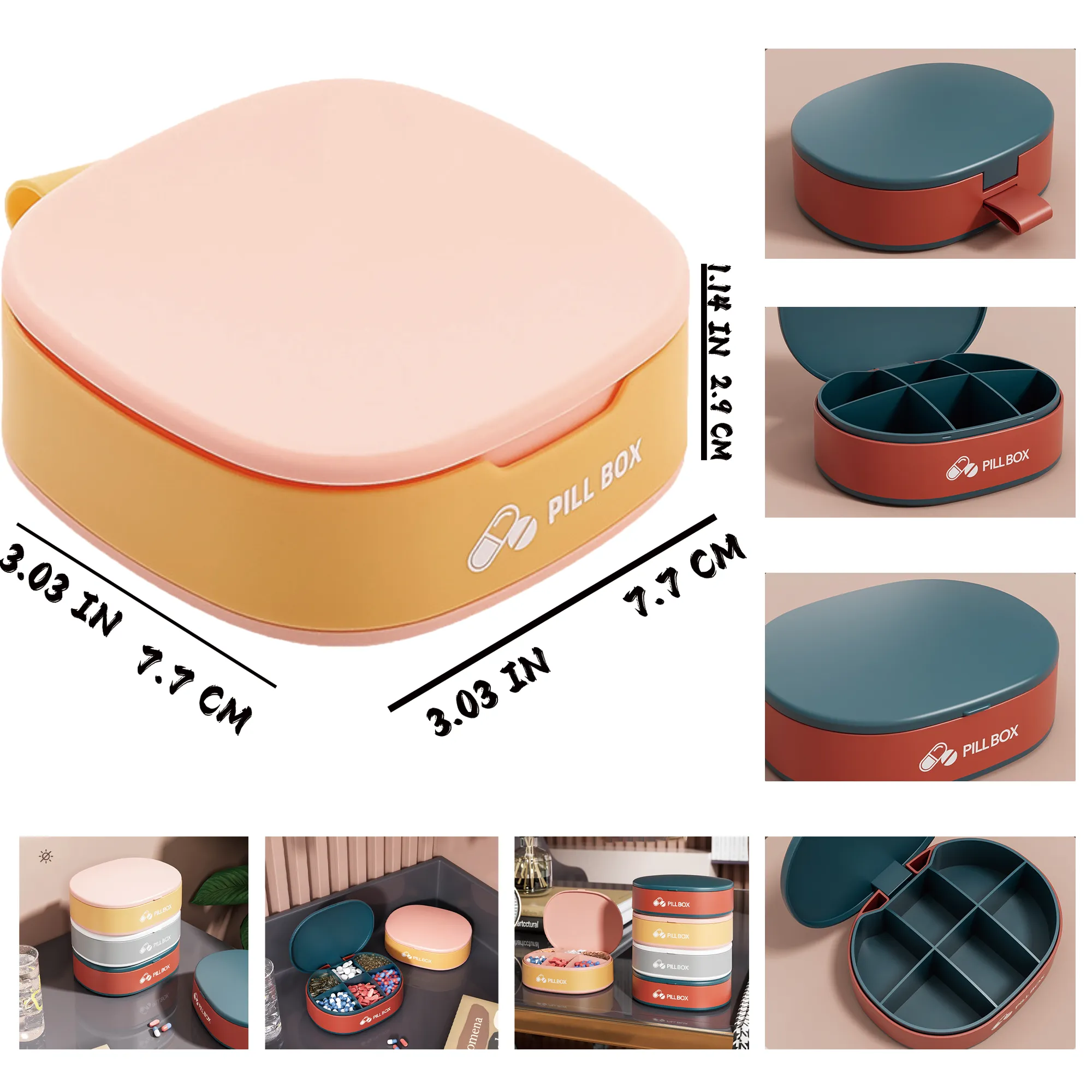 Portable Pill Organizer 3