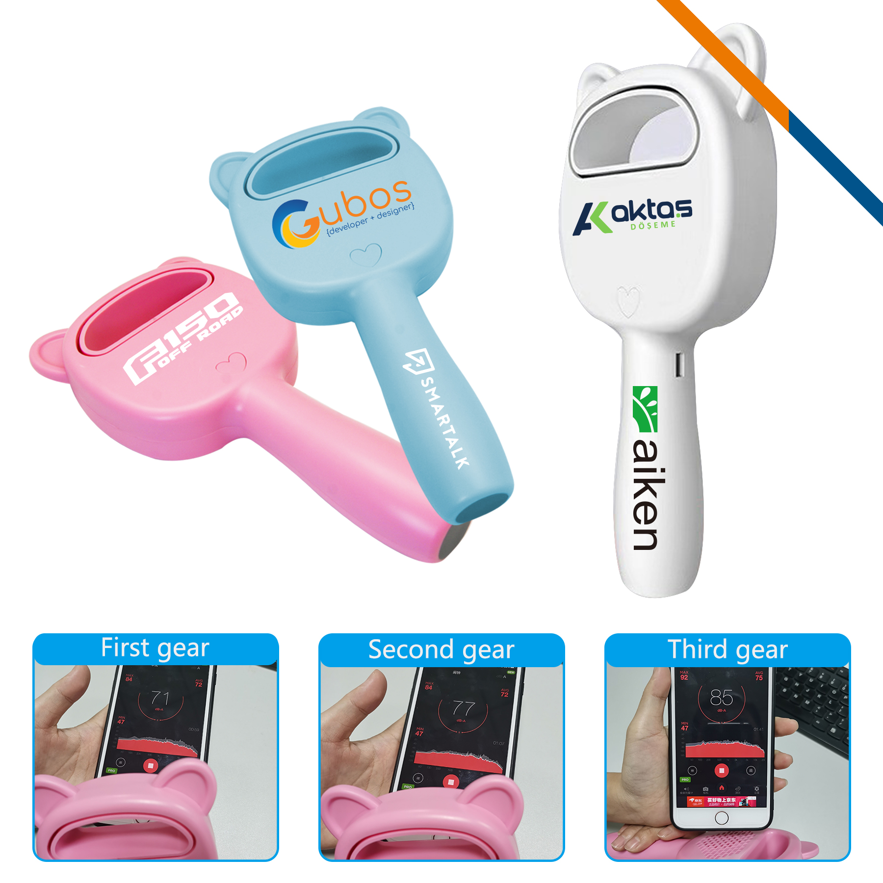Kitten Bladeless Handheld Fan 3