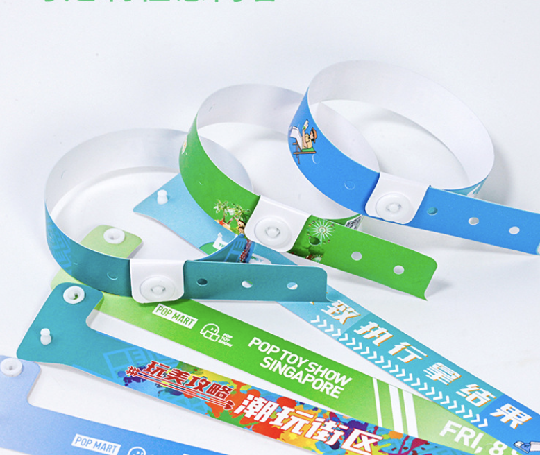 Premium Plastic Secure Snap Wristbands 10